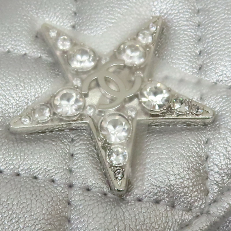 銀色羊皮 star mini chain 鍊帶 肩背包【CHANEL 香奈兒】-14