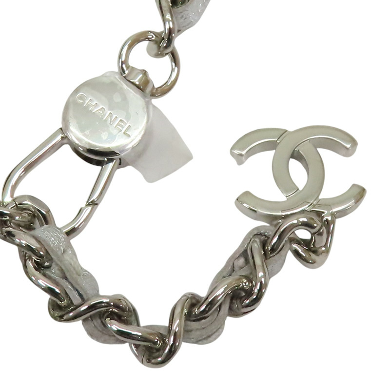 銀色羊皮 star mini chain 鍊帶 肩背包【CHANEL 香奈兒】-17