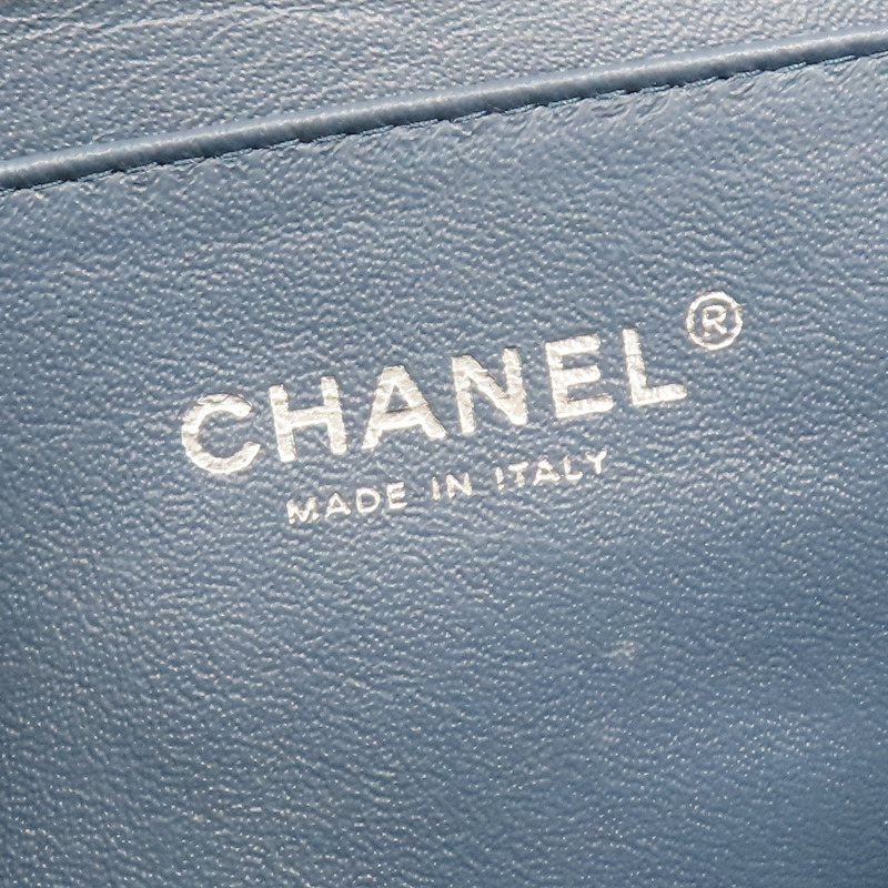 藍色羊皮 Coco 鍊帶 肩背包 A65051【CHANEL 香奈兒】 A65051-7