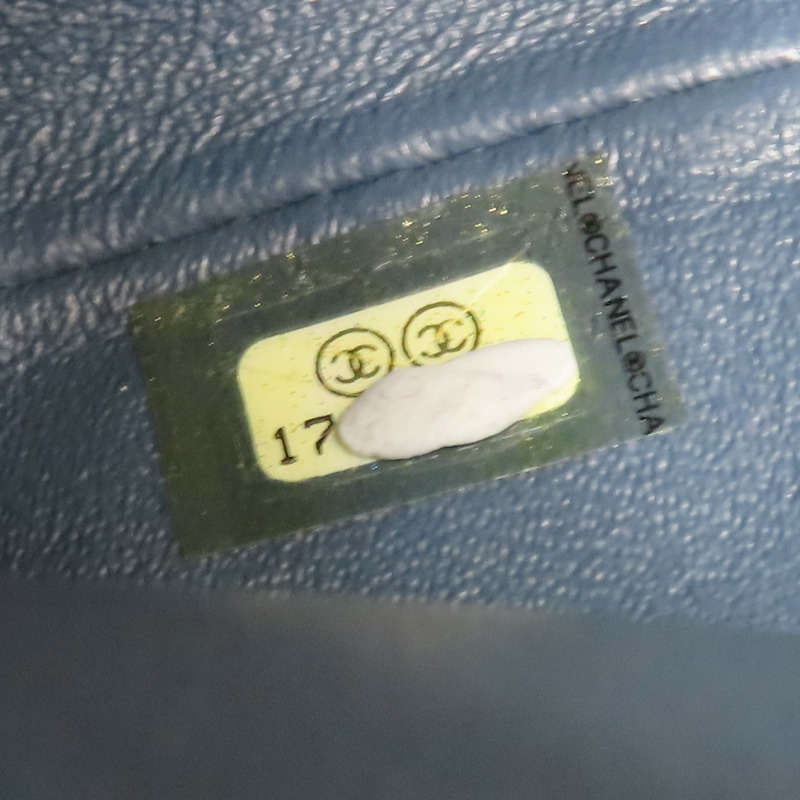 藍色羊皮 Coco 鍊帶 肩背包 A65051【CHANEL 香奈兒】 A65051-8