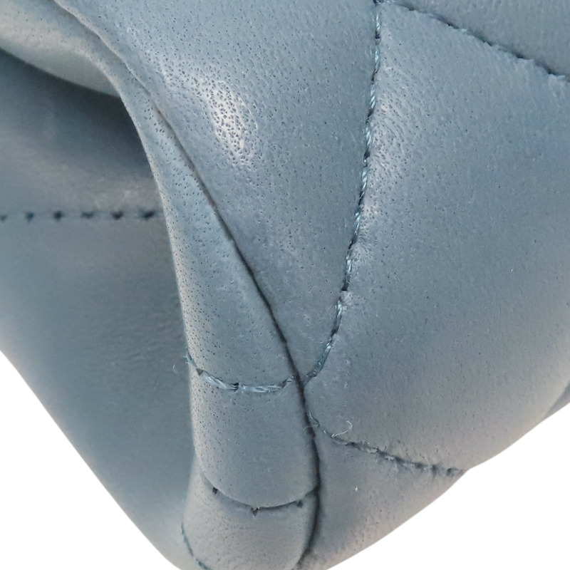 藍色羊皮 Coco 鍊帶 肩背包 A65051【CHANEL 香奈兒】 A65051-12