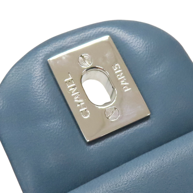 藍色羊皮 Coco 鍊帶 肩背包 A65051【CHANEL 香奈兒】 A65051-17