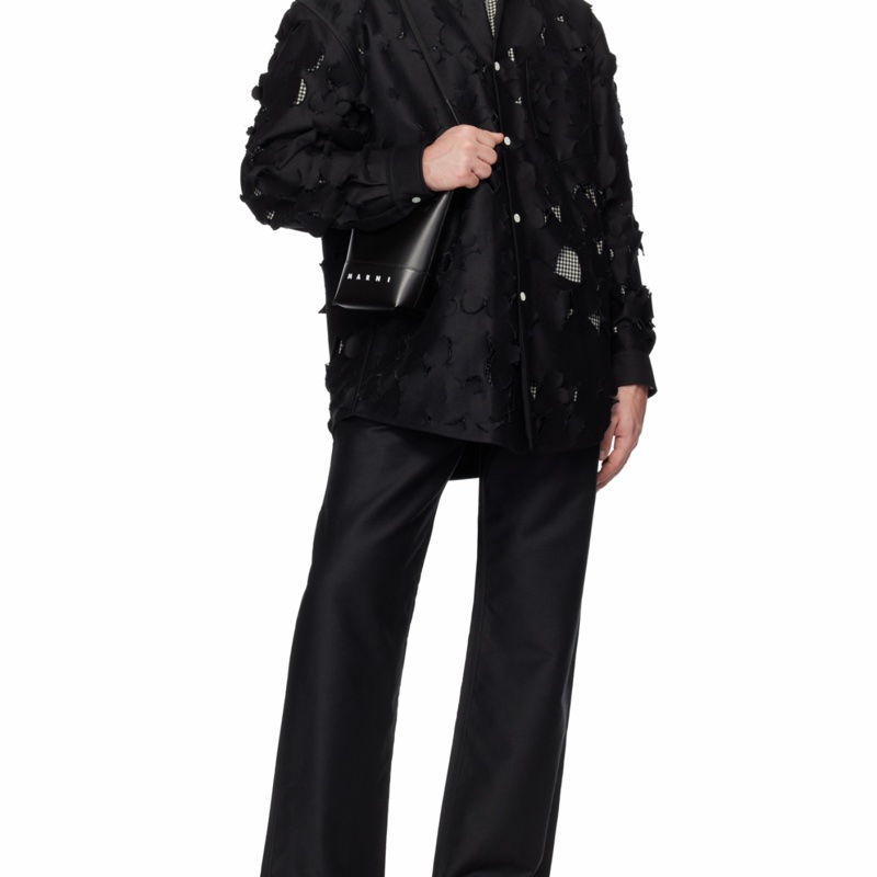 Marni 男士 拉鍊單肩包均碼碼小號、19cm*4cm*16cm-5