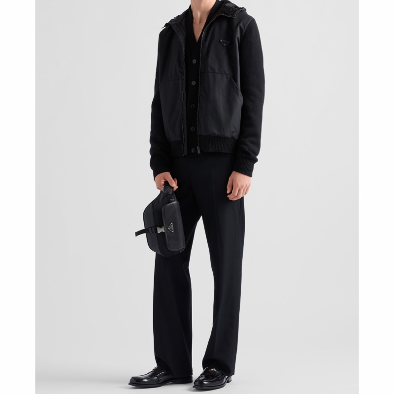 Prada 男士 徽標單肩包均碼碼18cm*5cm*15cm-1