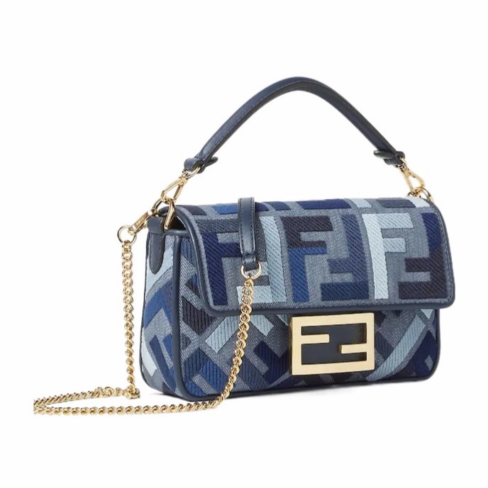 Fendi 女士 標誌性Baguette包均碼碼20cm*5cm*13cm-1