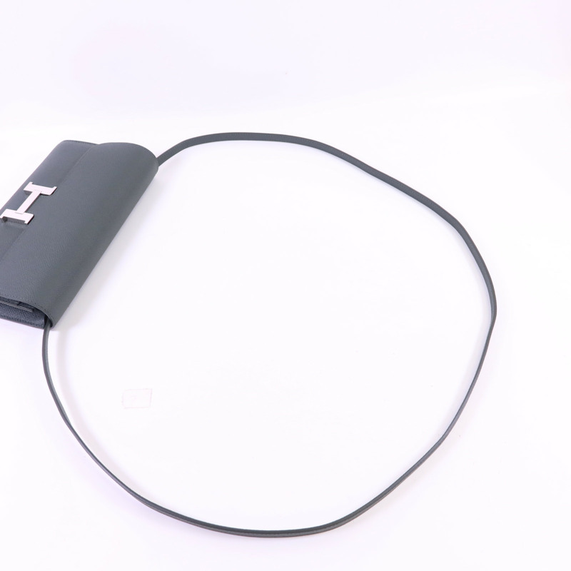 HERMES Epsom皮革Constance To Go銀扣肩背袋-4