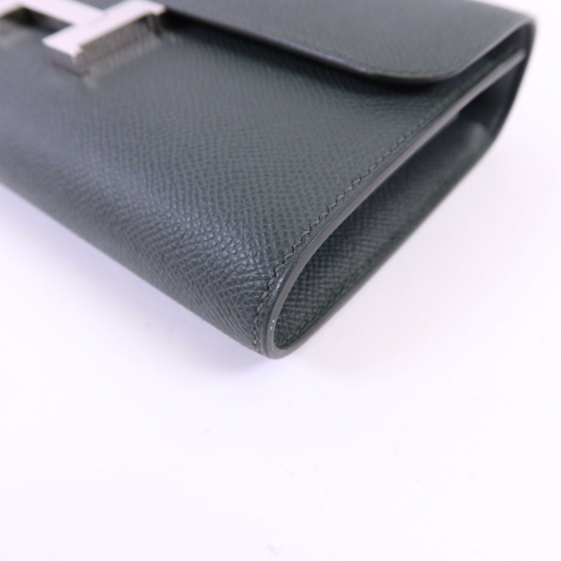 HERMES Epsom皮革Constance To Go銀扣肩背袋-10