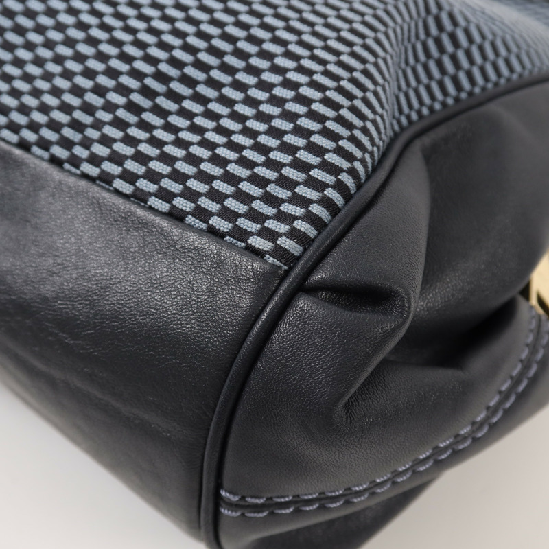 COACH 帆布/皮革Legacy Lexy Tote Shoulder Bag金扣肩背袋-10