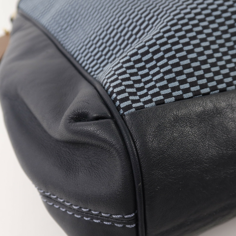 COACH 帆布/皮革Legacy Lexy Tote Shoulder Bag金扣肩背袋-11