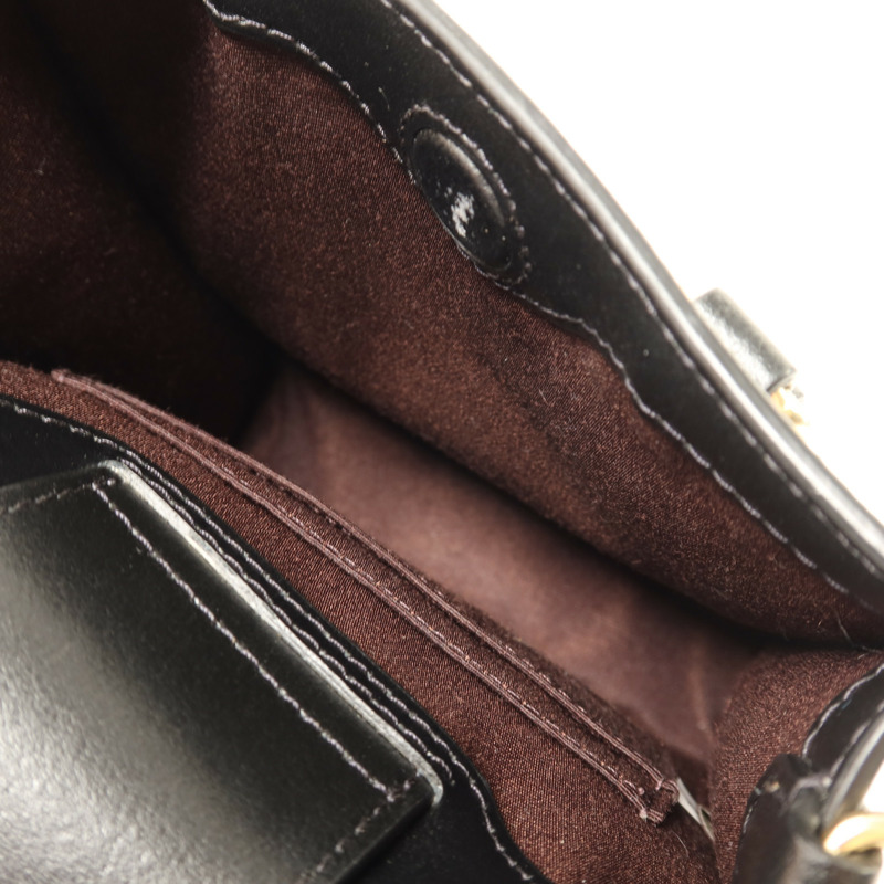 COACH 塗層帆布North South Mini Tote Bag金扣手挽肩背兩用袋-4