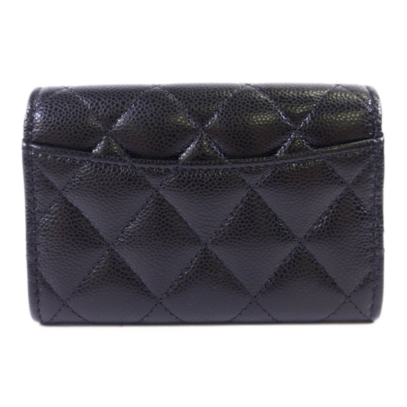 CHANEL 牛皮皮革Card Case金扣卡片套-1