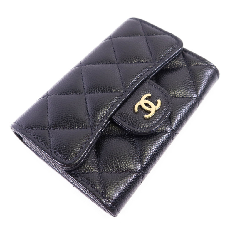 CHANEL 牛皮皮革Card Case金扣卡片套-2