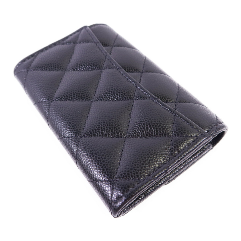CHANEL 牛皮皮革Card Case金扣卡片套-3