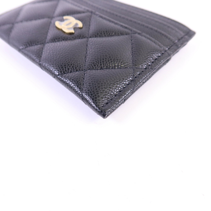 CHANEL 牛皮皮革Card Case金扣卡片套-8