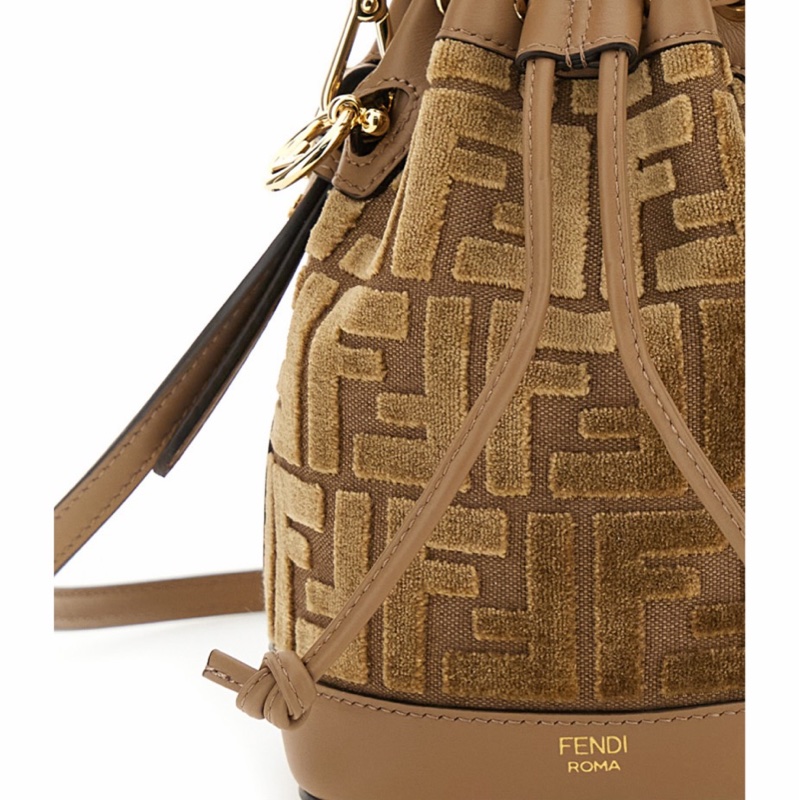 Fendi 女士 Mon Tresor 水桶包均碼碼14cm*12cm*18cm-5