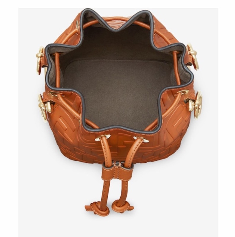 Fendi 女士 小號 Mon Tresor水桶迷你包均碼碼12cm*10cm*18cm-4