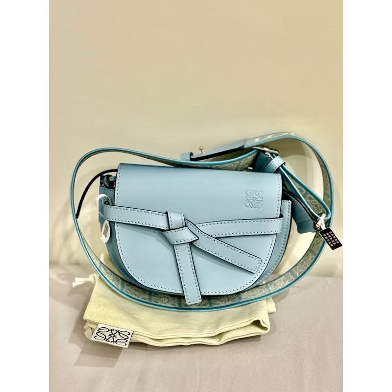 下殺🔪LOEWE MINI GATE 寶寶藍-0