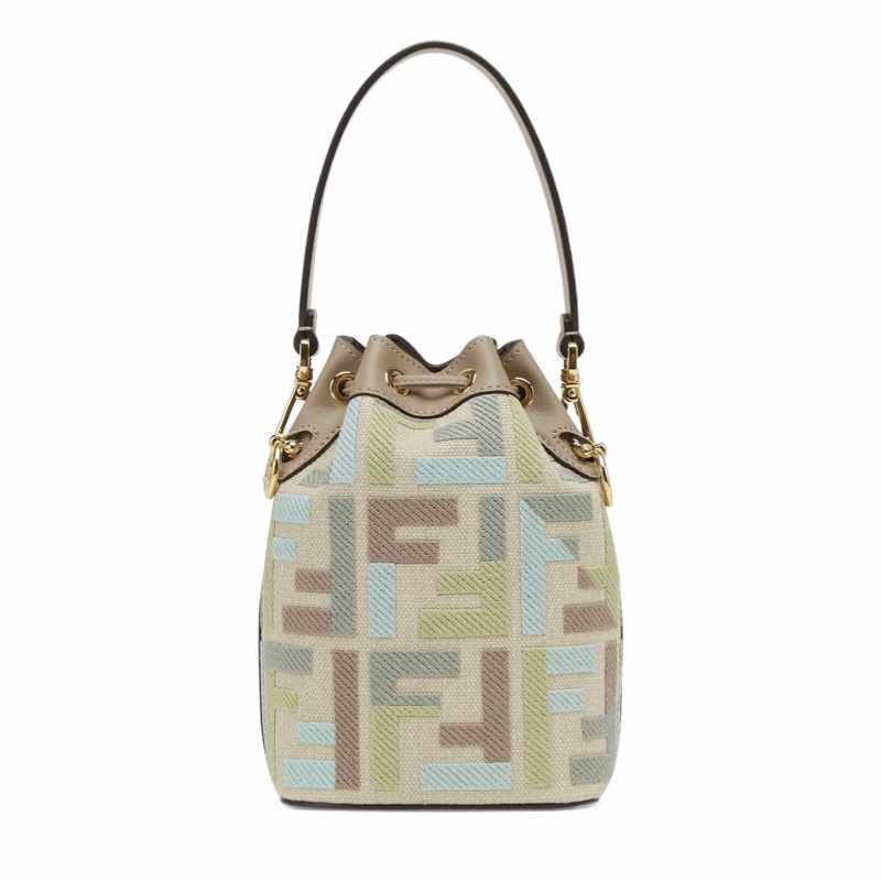 Fendi 女士 Mon Tresor 迷你水桶包均碼碼MINI、14cm*12cm*18cm-3