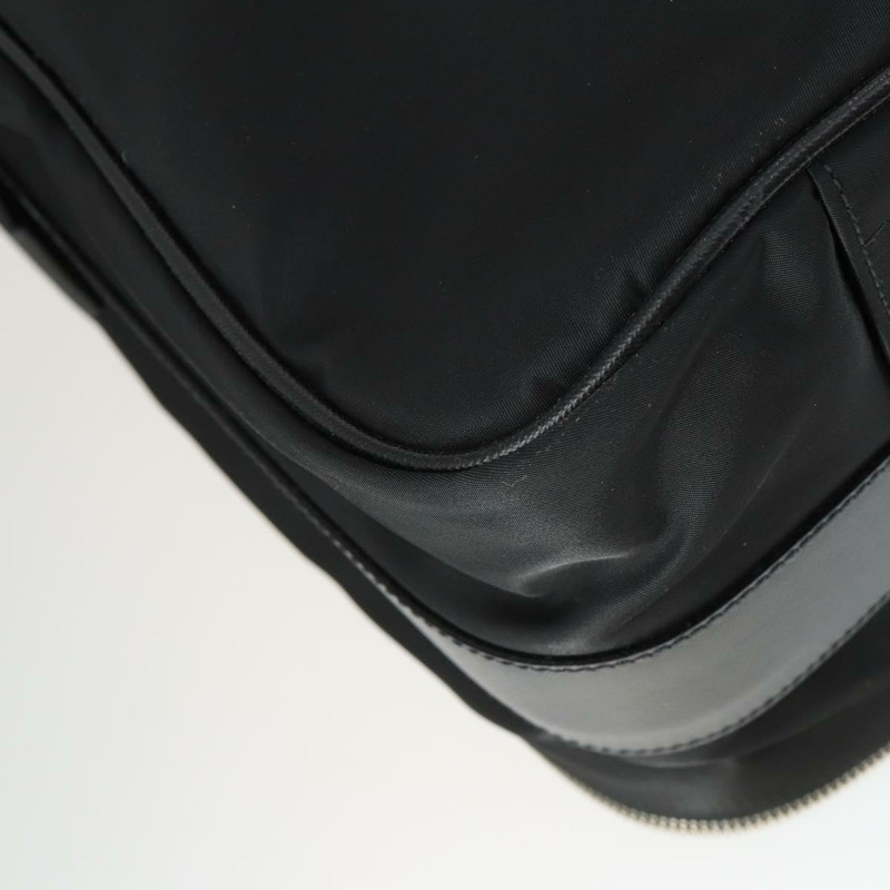 【日本直送】PRADA 尼龍黑色銀色手提箱 Auth 162425-15