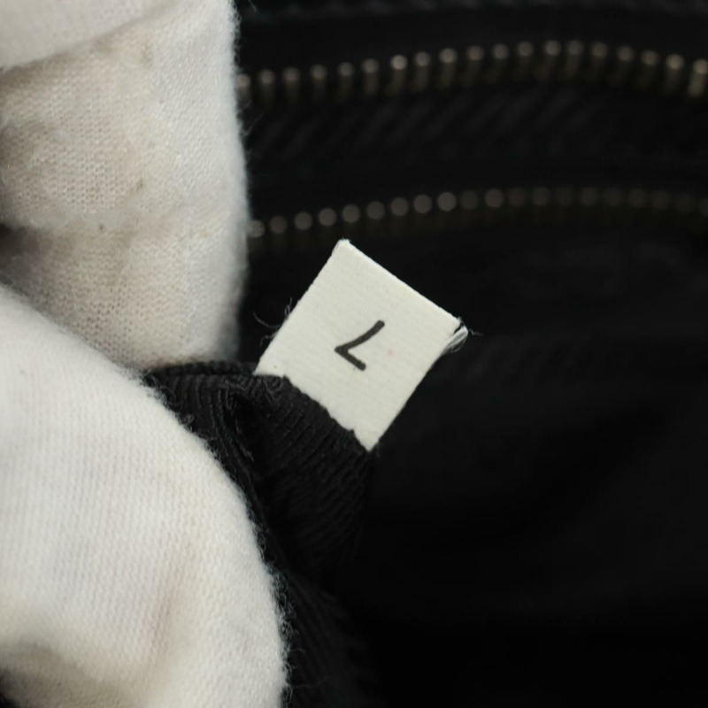 【日本直送】PRADA 單肩包 尼龍皮革 黑色 銀色 正品 am10628V-9