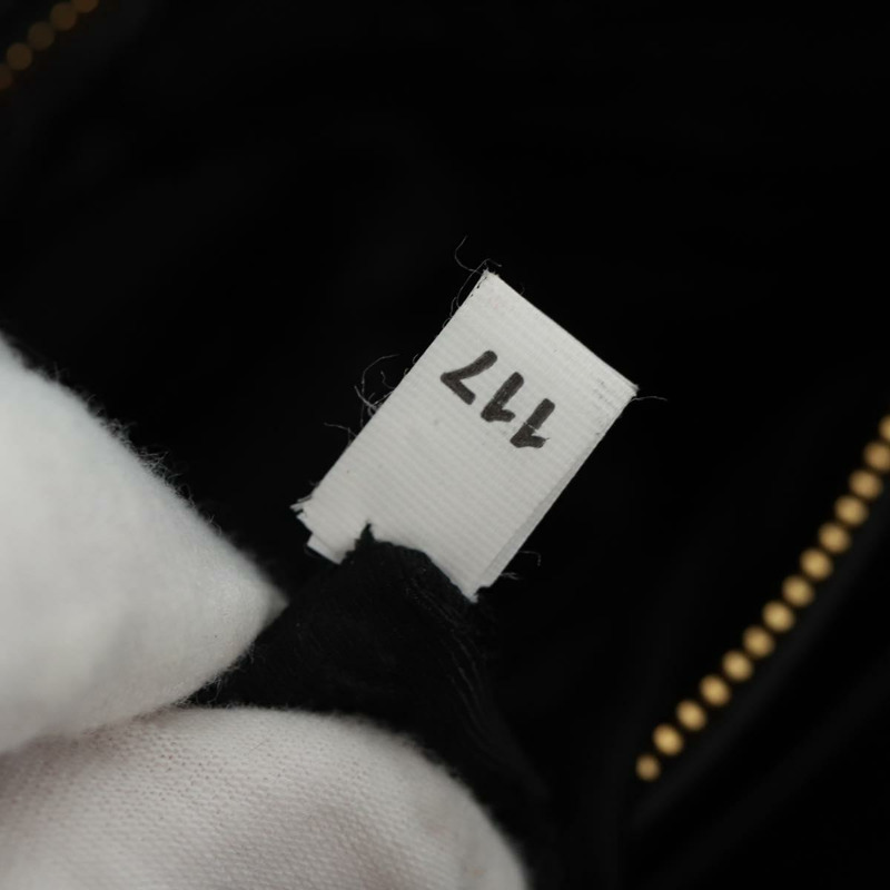 【日本直送】PRADA 手提包 皮革 2way 黑色 金色 Auth 166406V-10