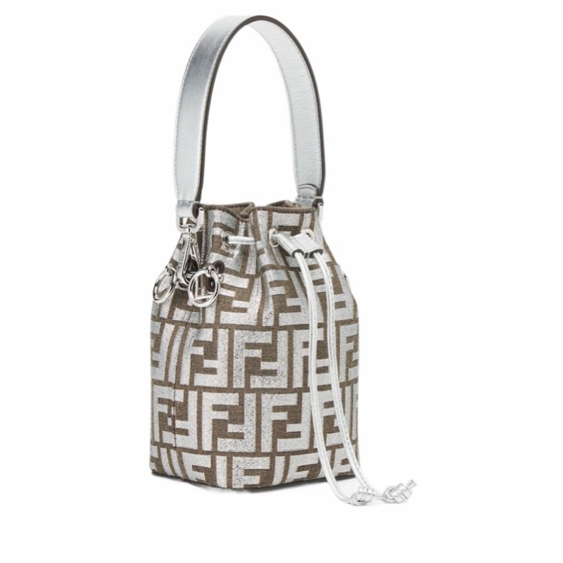 Fendi 女士 小號 Mon Tresor 水桶單肩包均碼碼MINI、12cm*10cm*18cm-1