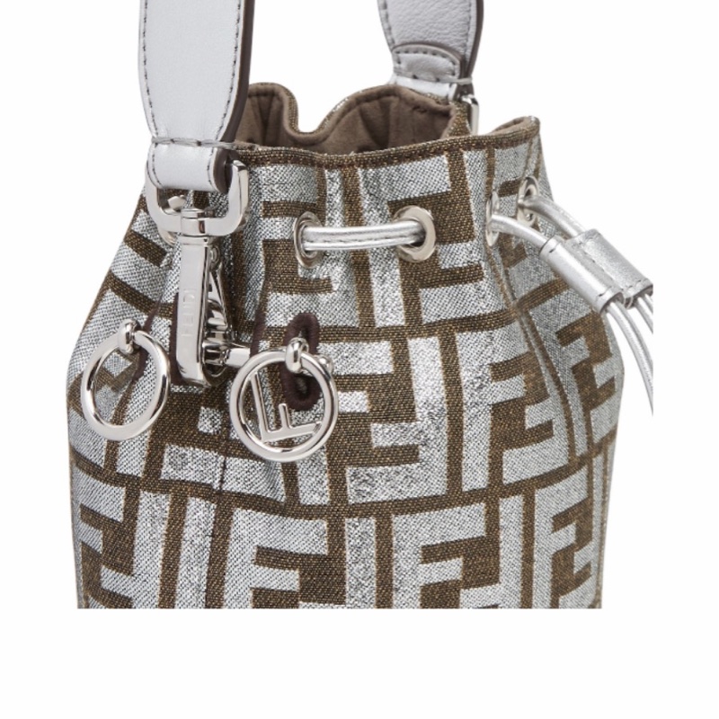 Fendi 女士 小號 Mon Tresor 水桶單肩包均碼碼MINI、12cm*10cm*18cm-3