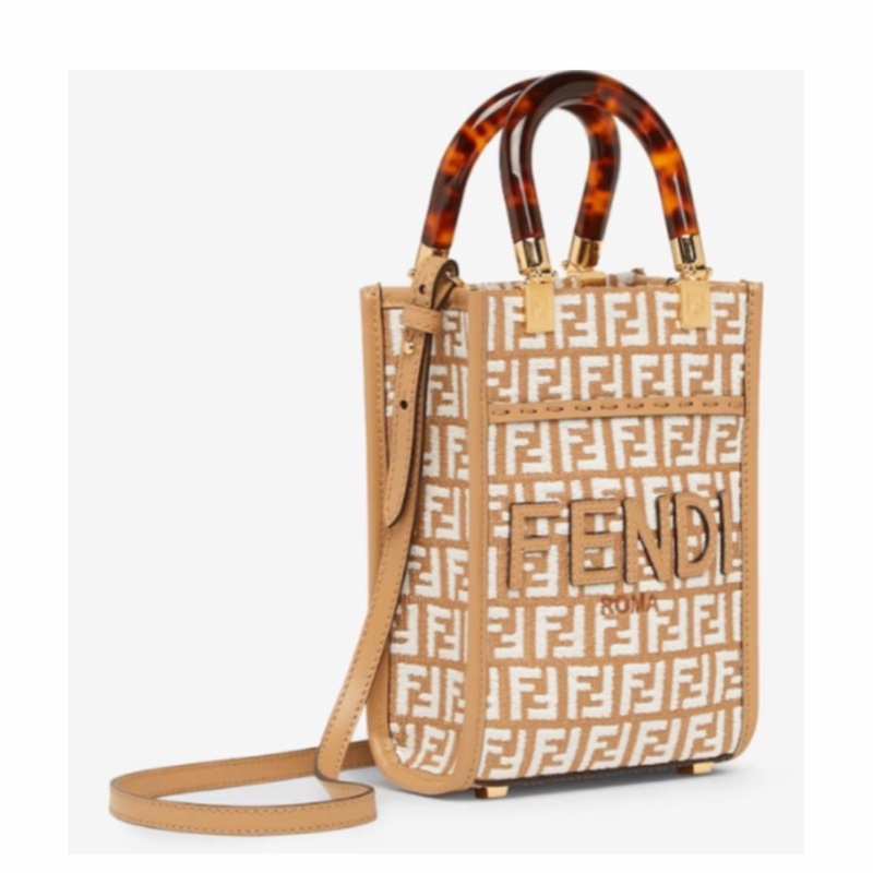 Fendi 女士 Sunshine 迷你單肩包均碼碼MINI、13cm*6.5cm*18cm-1