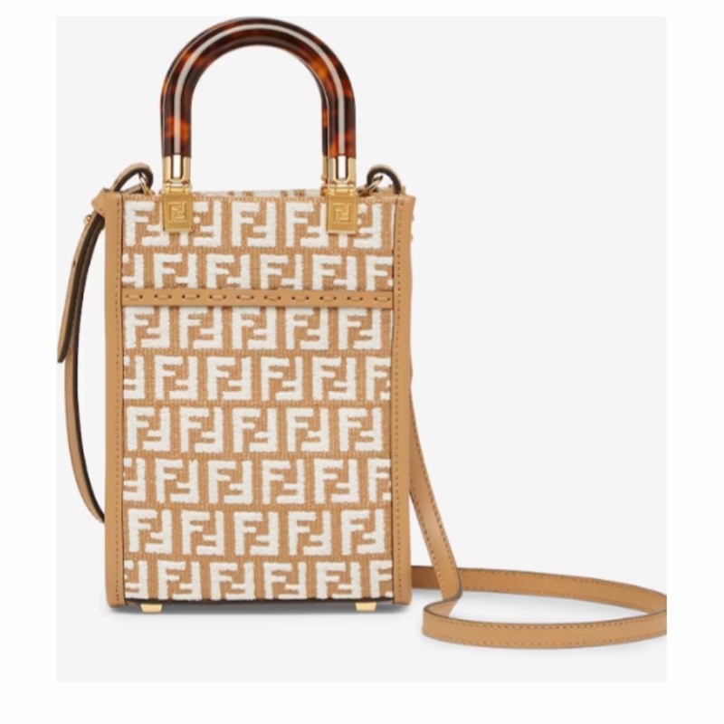 Fendi 女士 Sunshine 迷你單肩包均碼碼MINI、13cm*6.5cm*18cm-2