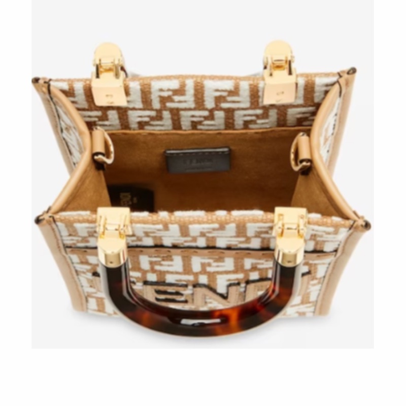 Fendi 女士 Sunshine 迷你單肩包均碼碼MINI、13cm*6.5cm*18cm-3