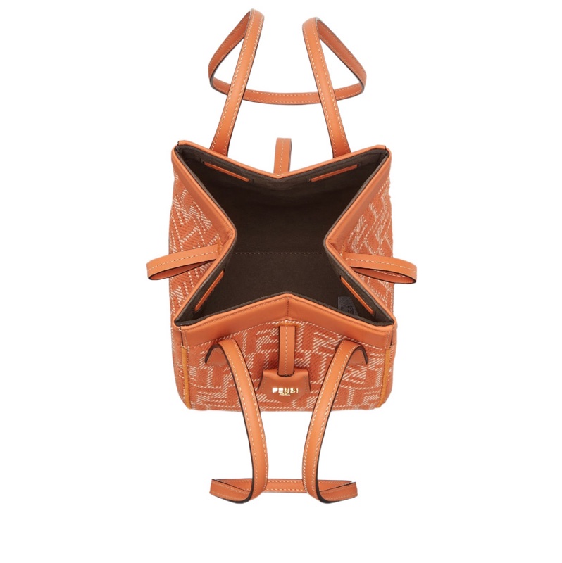 Fendi 女士 Fendi Origami Mini 單肩包均碼碼MINI、15cm*15cm*18.5cm-4
