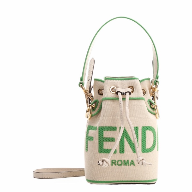 Fendi 女士 小號Mon Tresor水桶單肩包均碼碼小號、12cm*10cm*18cm-0