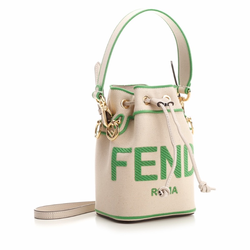 Fendi 女士 小號Mon Tresor水桶單肩包均碼碼小號、12cm*10cm*18cm-4