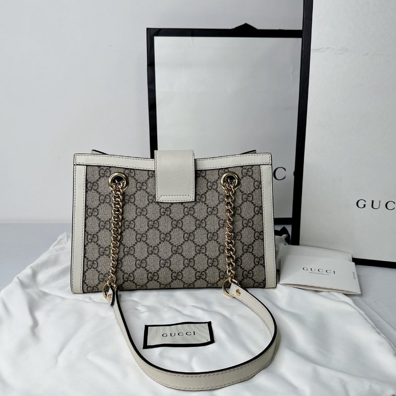 GUCCI Padlock GG白花小型肩揹包-1