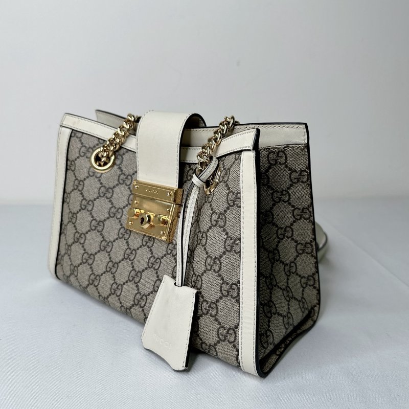 GUCCI Padlock GG白花小型肩揹包-2