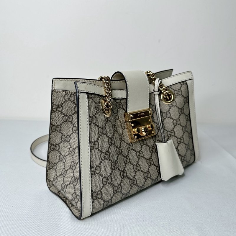 GUCCI Padlock GG白花小型肩揹包-3