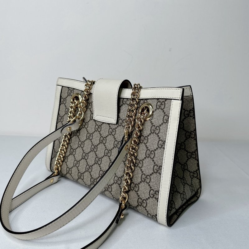 GUCCI Padlock GG白花小型肩揹包-4