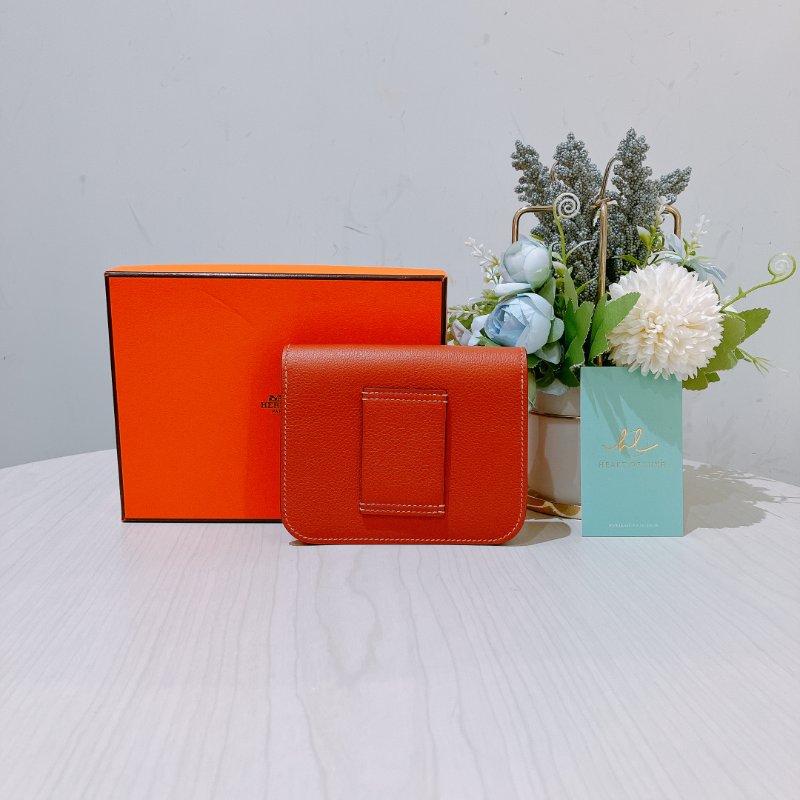 TK1943	愛馬仕 迷你 康康 Hermes Constance Slim Evercolor Cuivre x Bleu Royal x PHW-2