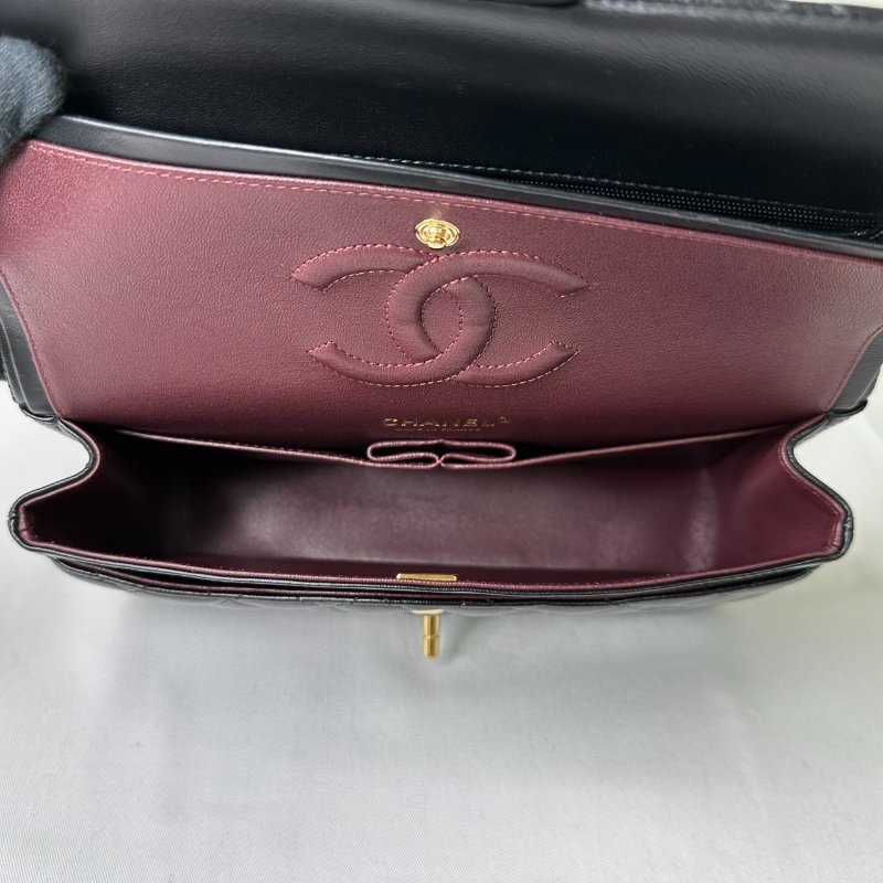 CHANEL 黑金羊Coco 25口蓋包-8