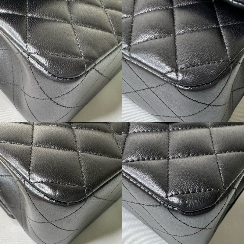 CHANEL 黑金羊Coco 25口蓋包-11