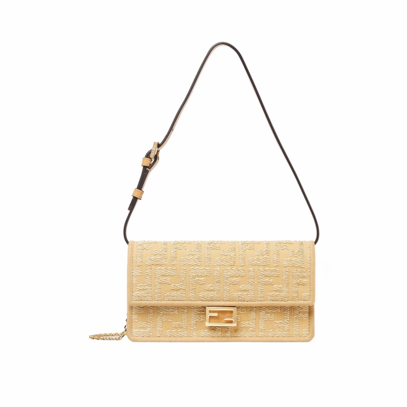 Fendi 女士 Baguette 鏈條長方形WOC包均碼碼21cm*5cm*11.5cm-4