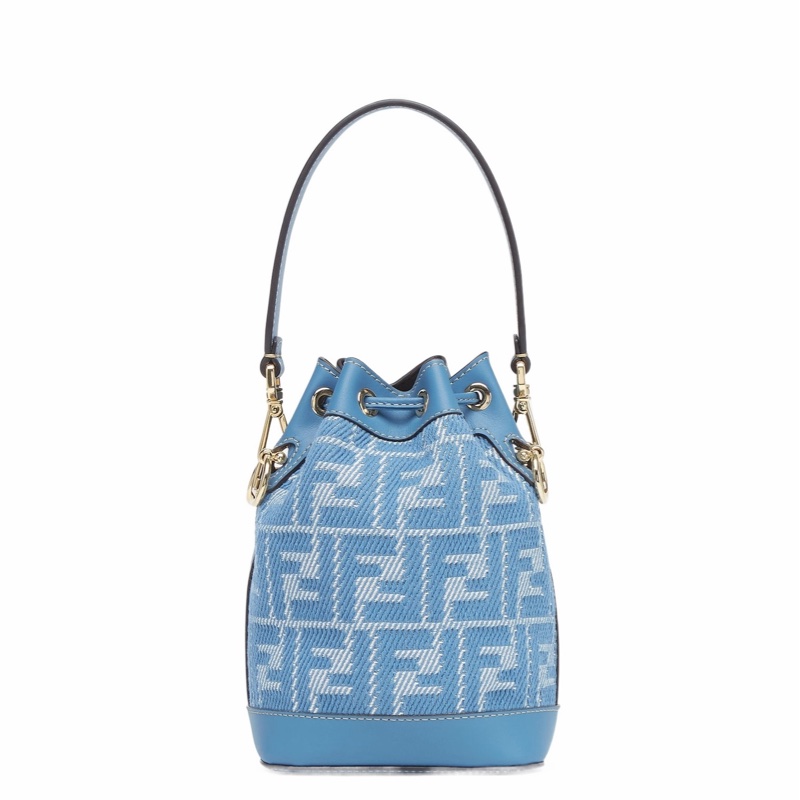 Fendi 女士 藍色牛仔效果迷你包均碼碼MINI、14cm*12cm*18cm-1