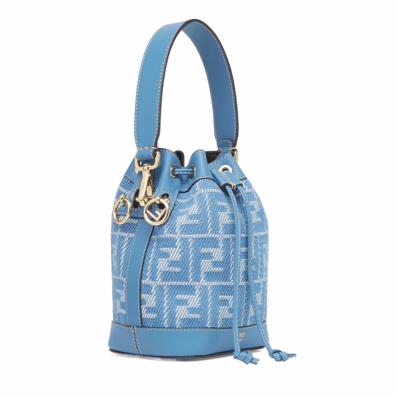 Fendi 女士 藍色牛仔效果迷你包均碼碼MINI、14cm*12cm*18cm-2