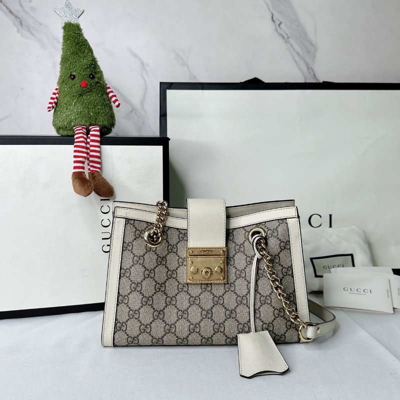 GUCCI Padlock GG小型肩揹包-0