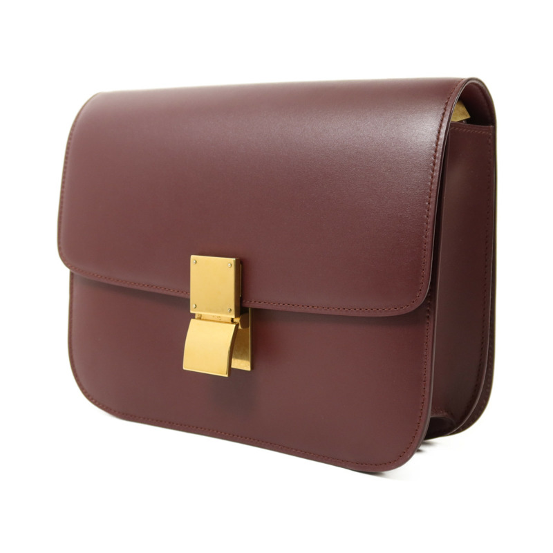 CELINE 牛皮皮革Classic Box金扣肩背袋-2