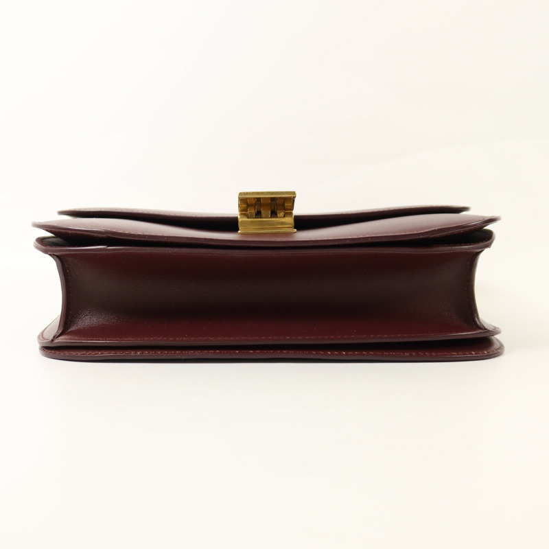 CELINE 牛皮皮革Classic Box金扣肩背袋-3