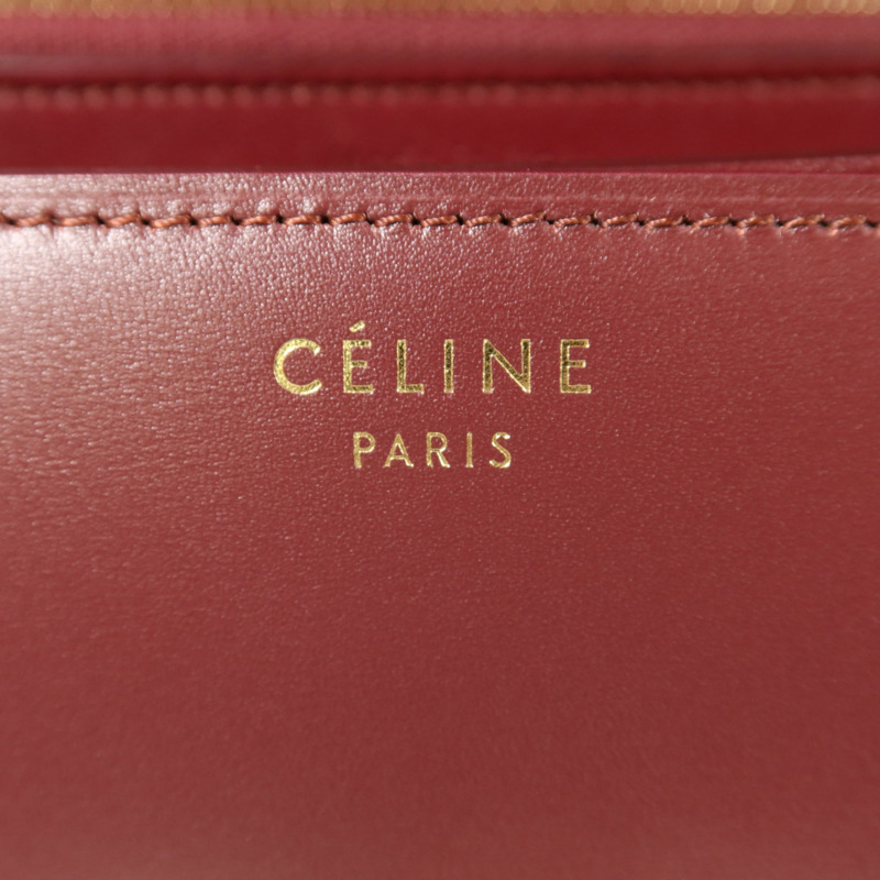 CELINE 牛皮皮革Classic Box金扣肩背袋-5