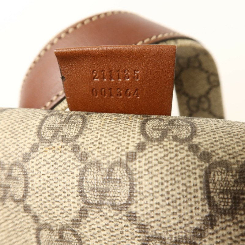 GUCCI 塗層帆布Tote Bag金扣手挽袋-6