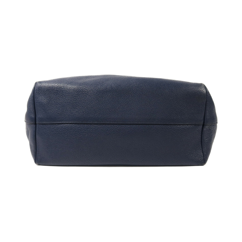 PRADA 牛皮皮革Tote Bag銀扣手挽袋-3