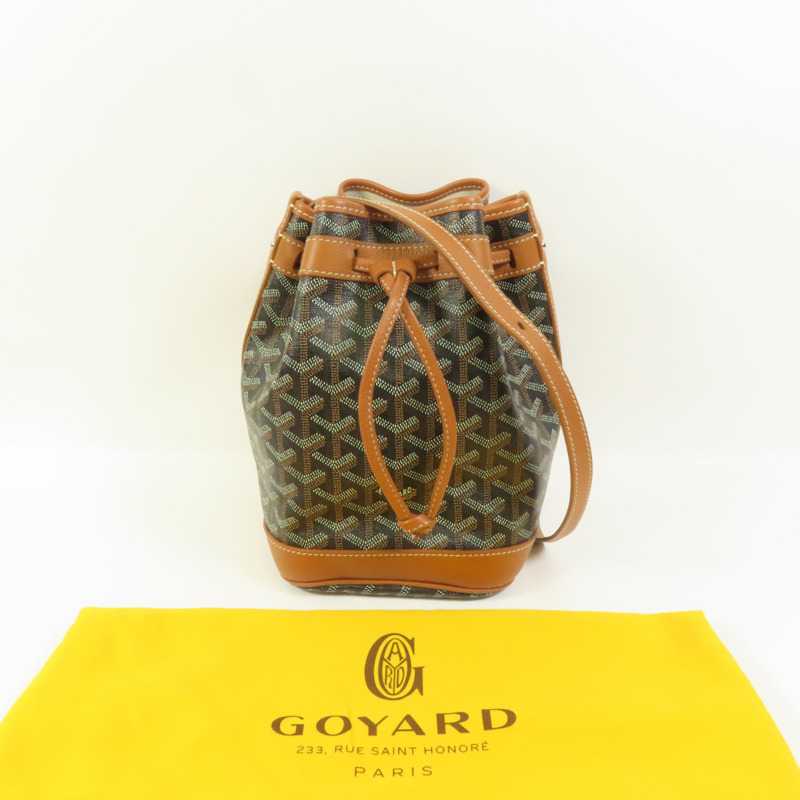 GOYARD 塗層帆布Petit Flot Bucket Bag肩背袋-4